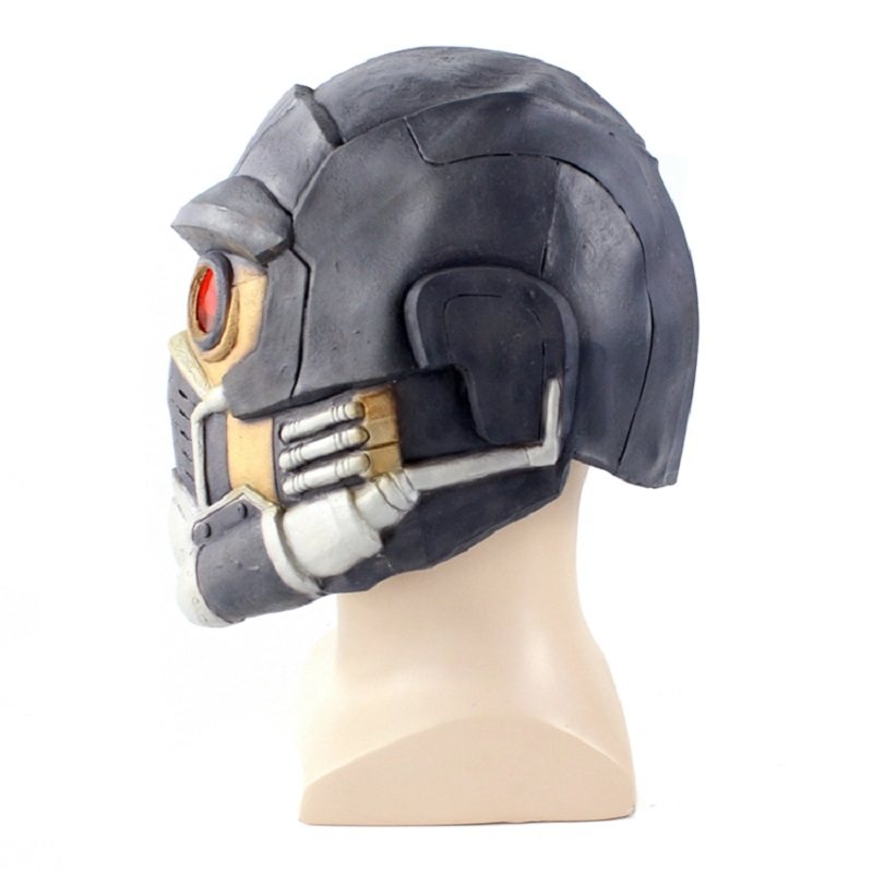 Najnowszy Kask Lateksowy Guardians Star Cosplay Lord Mask Lifesize