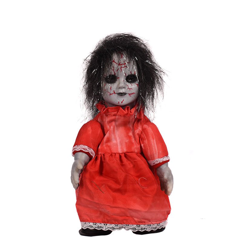 Zabawki Na Halloween Śmieszne Rekwizyty Walking Ghost Doll Śliczna Dekoracja Luminous Kreatywne Ozdoby Układ Hurtowy