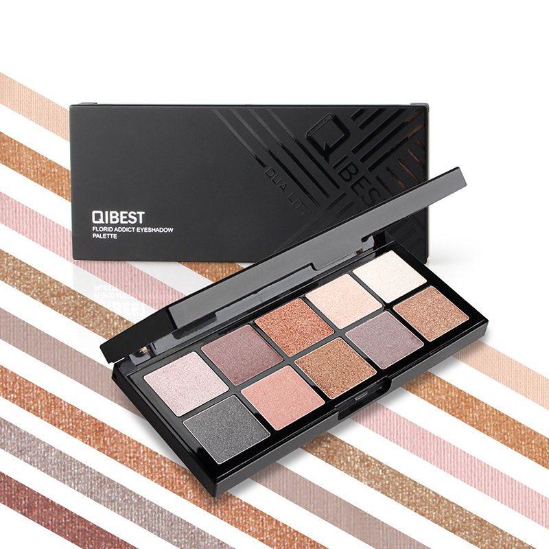 10 Kolorów Paleta Cieni Do Przydymionych Oczu Shimmer Glitter Color Długotrwała Do Powiek