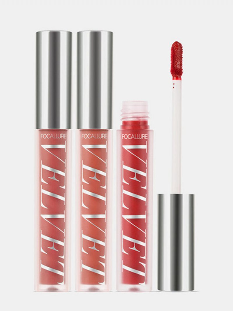 10 Kolorów Velvet Matte Lip Glaze Wodoodporny Niebrudzący Błyszczyk Kosmetyczny