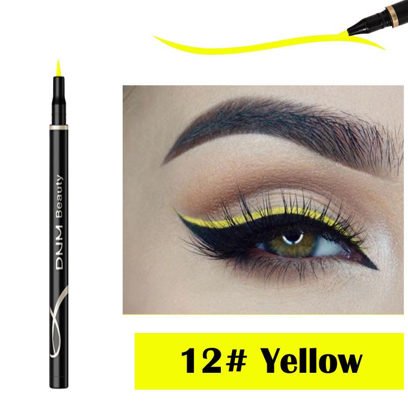 12 Kolorów Eyeliner W Płynie Pen Fluorescencja Długotrwały Wodoodporny Pen Eye Makeup