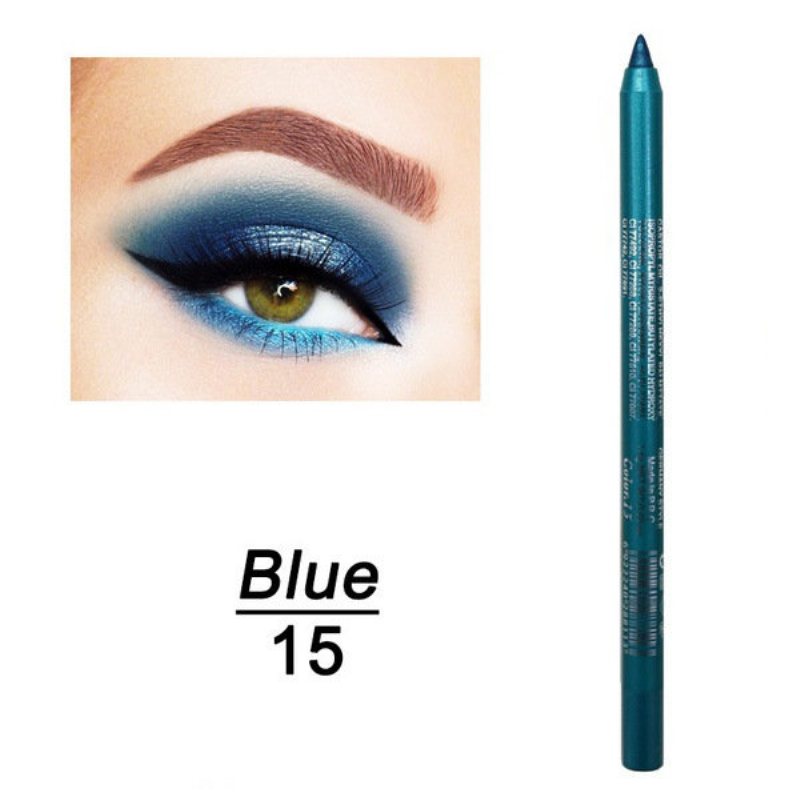 14 Kolorów Błyszczący Perłowy Eyeliner Pen Długotrwały Wodoodporny Cień Do Powiek Pen Eye Makeup