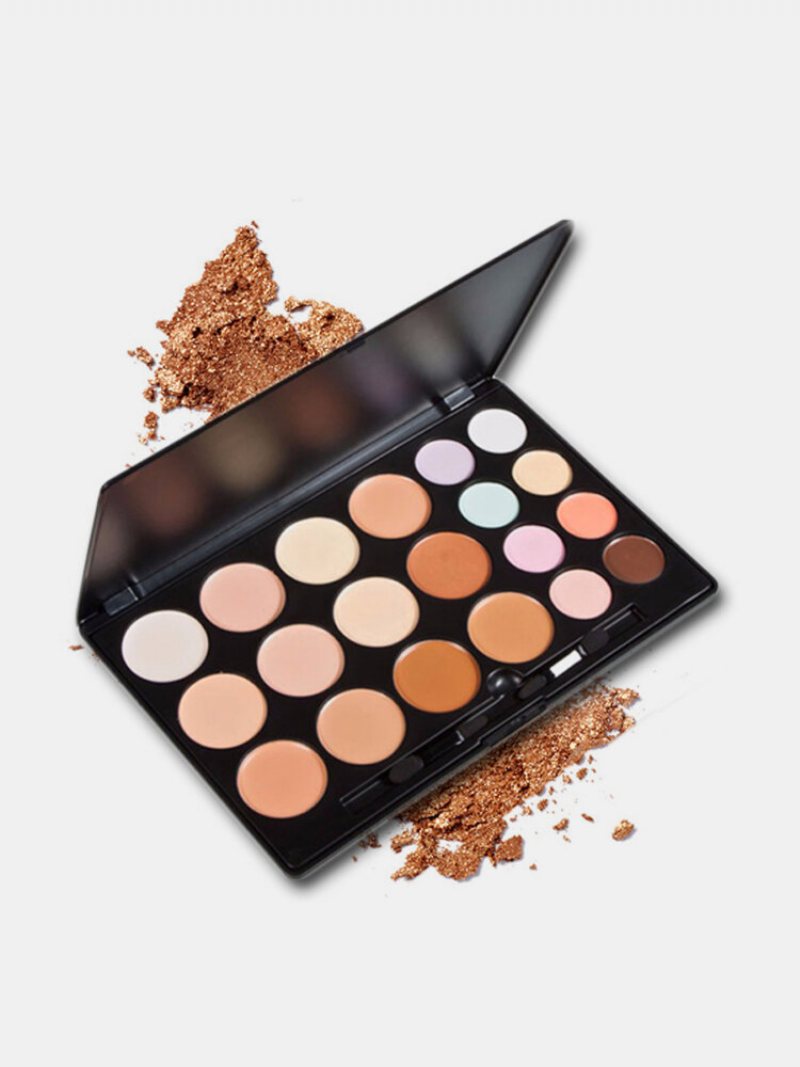 20 Colors Concealer Cream Palette Face Bronzed Highlights Makeup Women Comestic