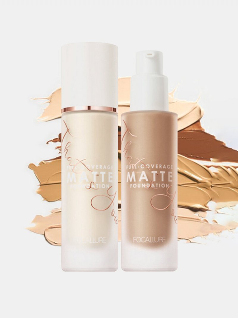 20 Kolorów Full Coverage Matte Liquid Foundation Naturalny Długotrwały Wodoodporny Podkład Z Korektorem Oil Control