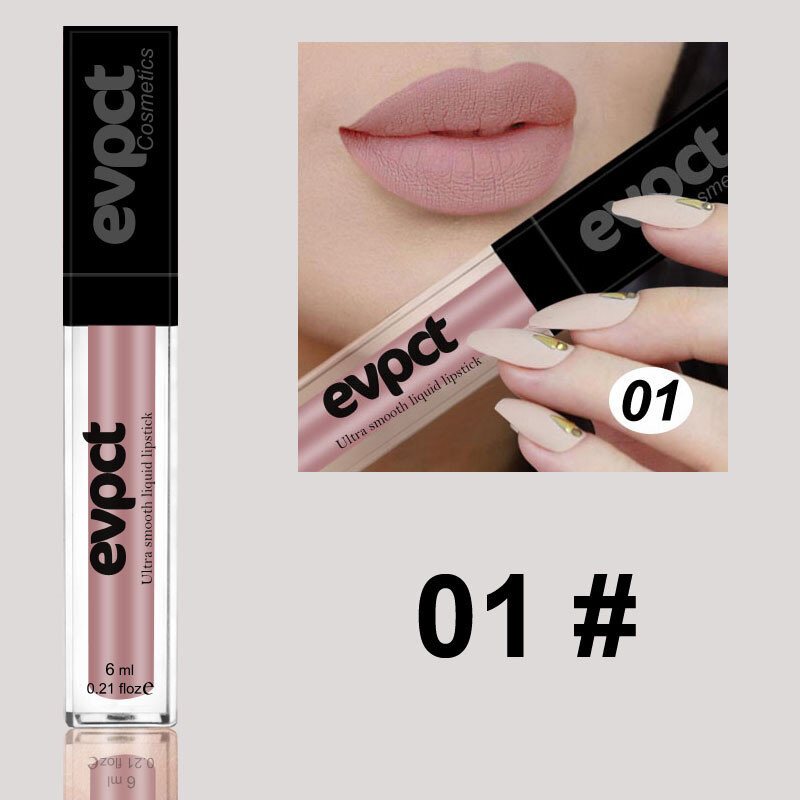 20 Kolorów Szminka W Płynie Metal Glitter Błyszczyk Nude Matte Długotrwały Lip Makeup Beauty