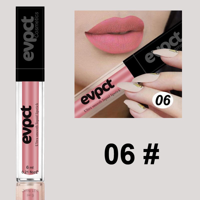 20 Kolorów Szminka W Płynie Metal Glitter Błyszczyk Nude Matte Długotrwały Lip Makeup Beauty