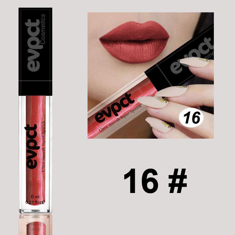 20 Kolorów Szminka W Płynie Metal Glitter Błyszczyk Nude Matte Długotrwały Lip Makeup Beauty