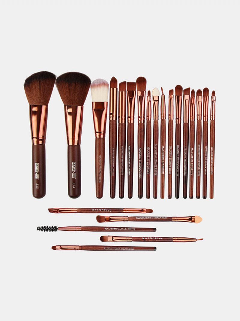 22 Szt. Zestaw Pędzli Do Makijażu Eye Shadow Foundation Blush Blending Beauty Makeup Brush Tool