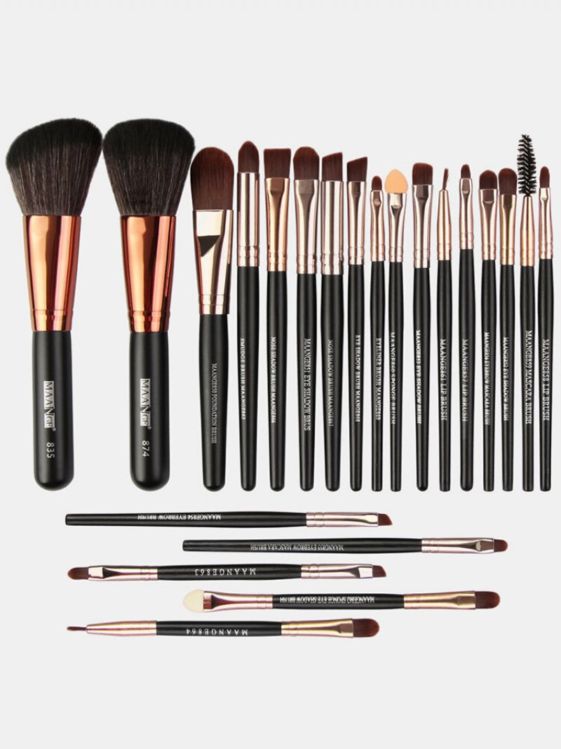 22 Szt. Zestaw Pędzli Do Makijażu Eye Shadow Foundation Blush Blending Beauty Makeup Brush Tool