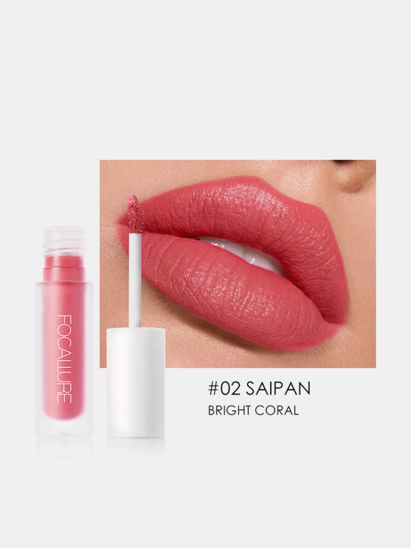 8 Kolorów Matte Lip Glaze Wodoodporny Nieprzywierający Kubek Non Fade Lip Gloss