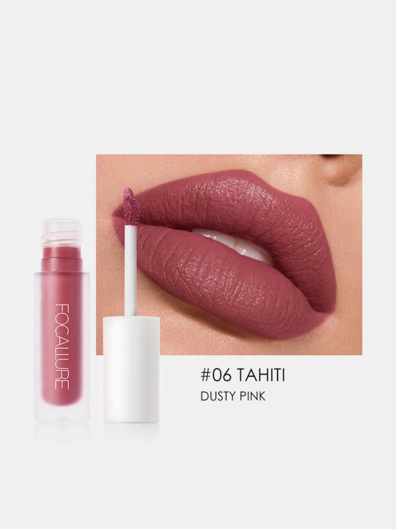 8 Kolorów Matte Lip Glaze Wodoodporny Nieprzywierający Kubek Non Fade Lip Gloss