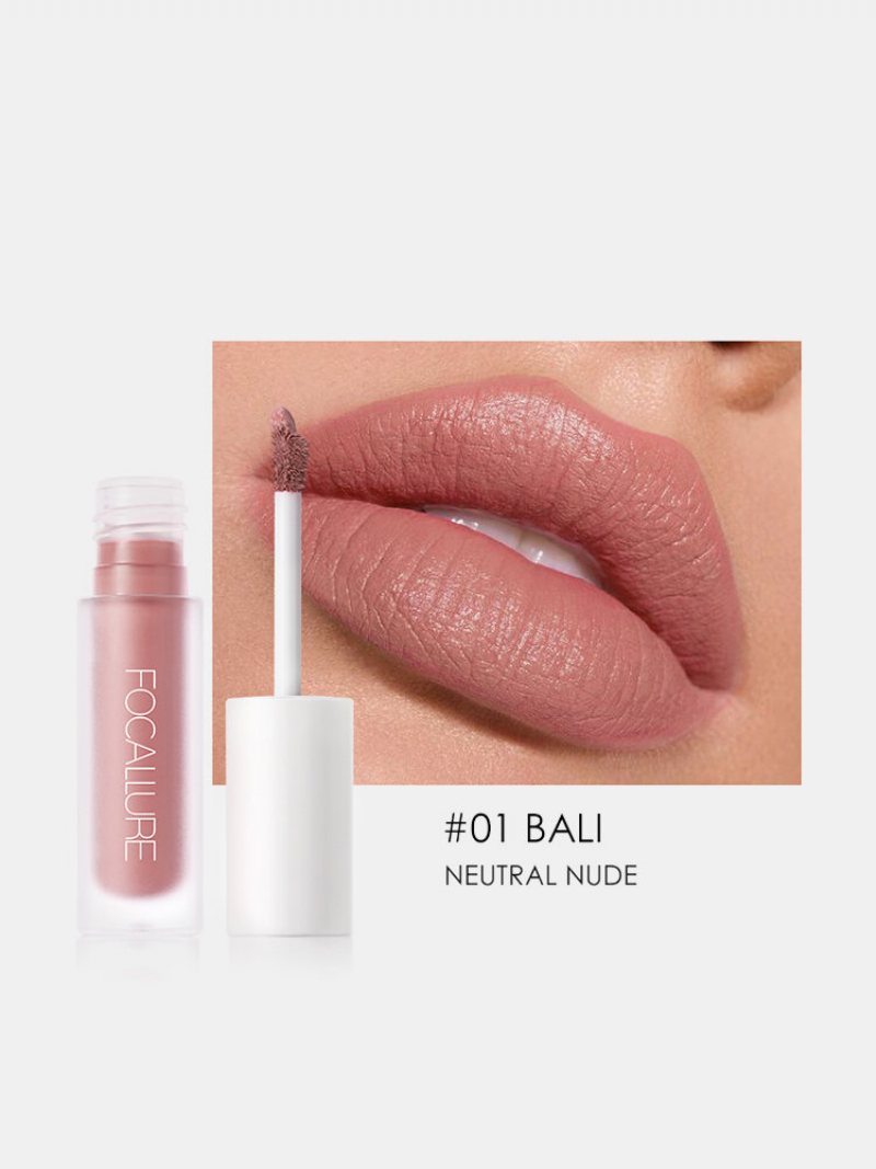 8 Kolorów Matte Lip Glaze Wodoodporny Nieprzywierający Kubek Non Fade Lip Gloss