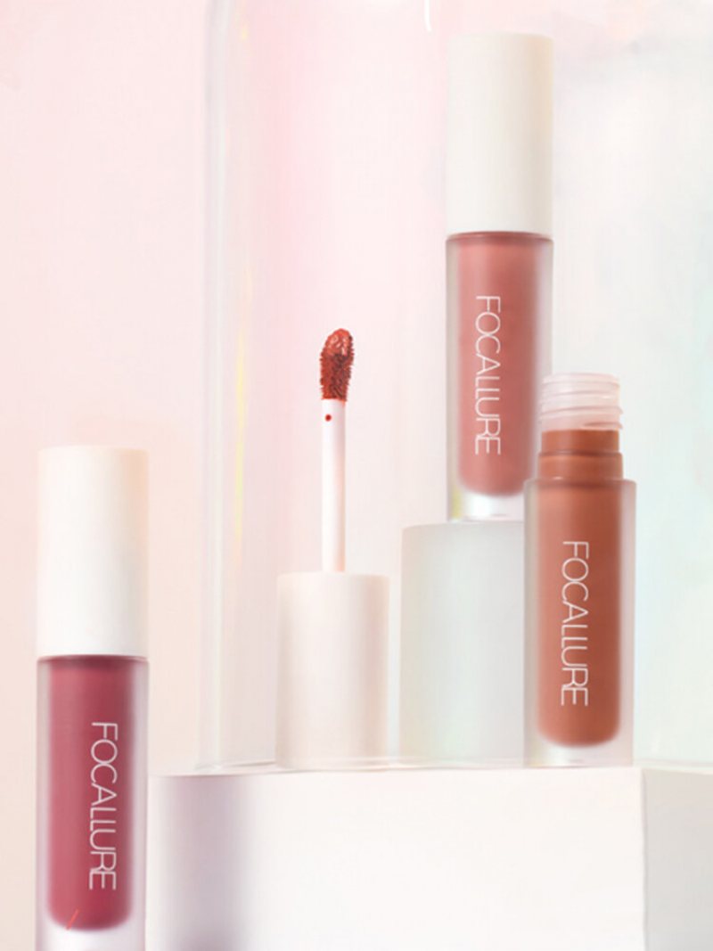 8 Kolorów Matte Lip Glaze Wodoodporny Nieprzywierający Kubek Non Fade Lip Gloss