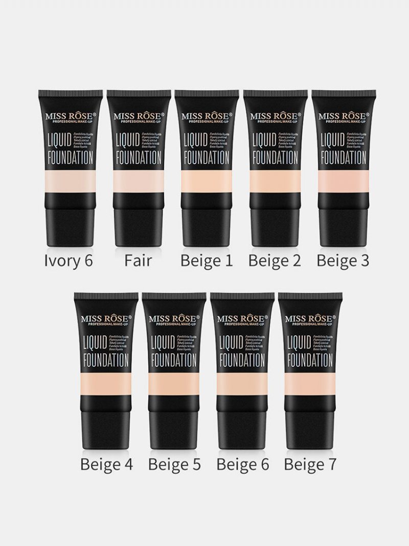 9 Colors Face Liquid Foundation Full Coverage Wodoodporny Korektor Do Twarzy W Kremie