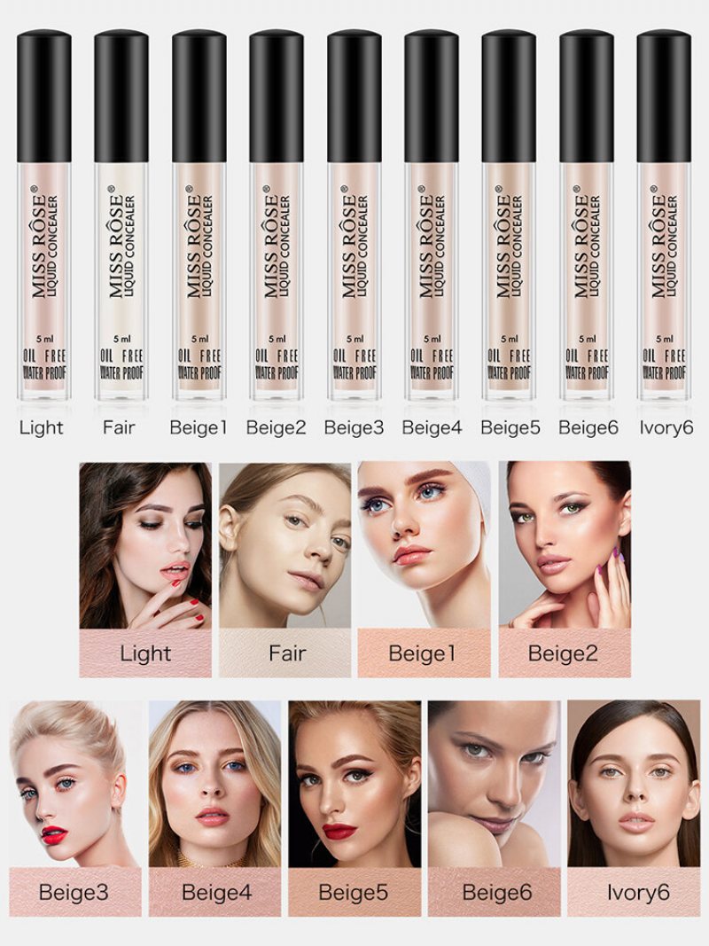 9 Kolorów Face Contour Makeup Concealer Oil Control Wodoodporny Podkład W Płynie O Pełnym Pokryciu