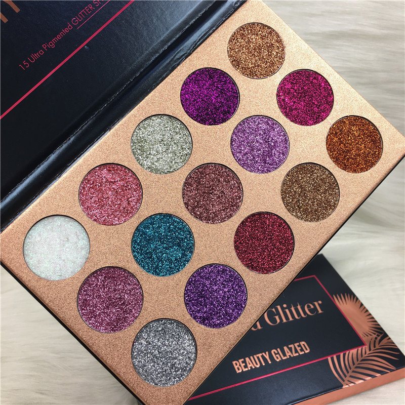 Beauty Glazed Colourful Shimmer Eyeshadow Palette Długotrwały Cień Do Powiek Natural Makeup