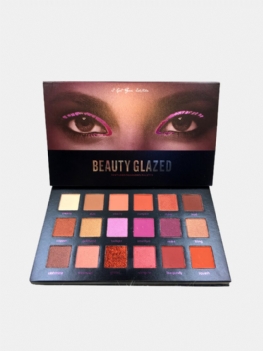 Beauty Glazed Matte Shimmer Eye Shadow Palette Makijaż Oczu Glitter Natural Long Lasting