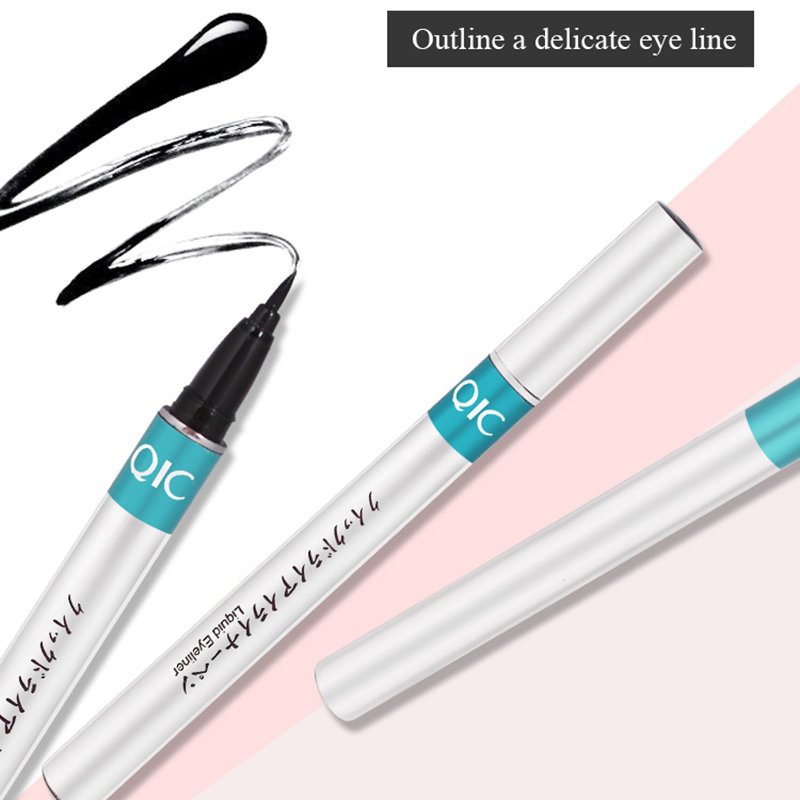 Ciecz Eyeliner Ołówek Czarny Wodoodporny Szybkoschnący Długotrwały Makijaż Cosmetic