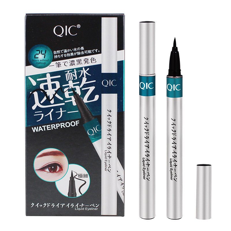 Ciecz Eyeliner Ołówek Czarny Wodoodporny Szybkoschnący Długotrwały Makijaż Cosmetic