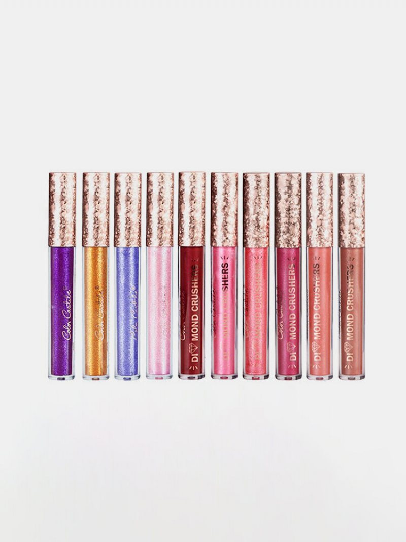 Glitter Lip Gloss Diamond Shimmer Liquid Lipstick Długotrwały Błyszczyk Lip Makeup Cosmetic