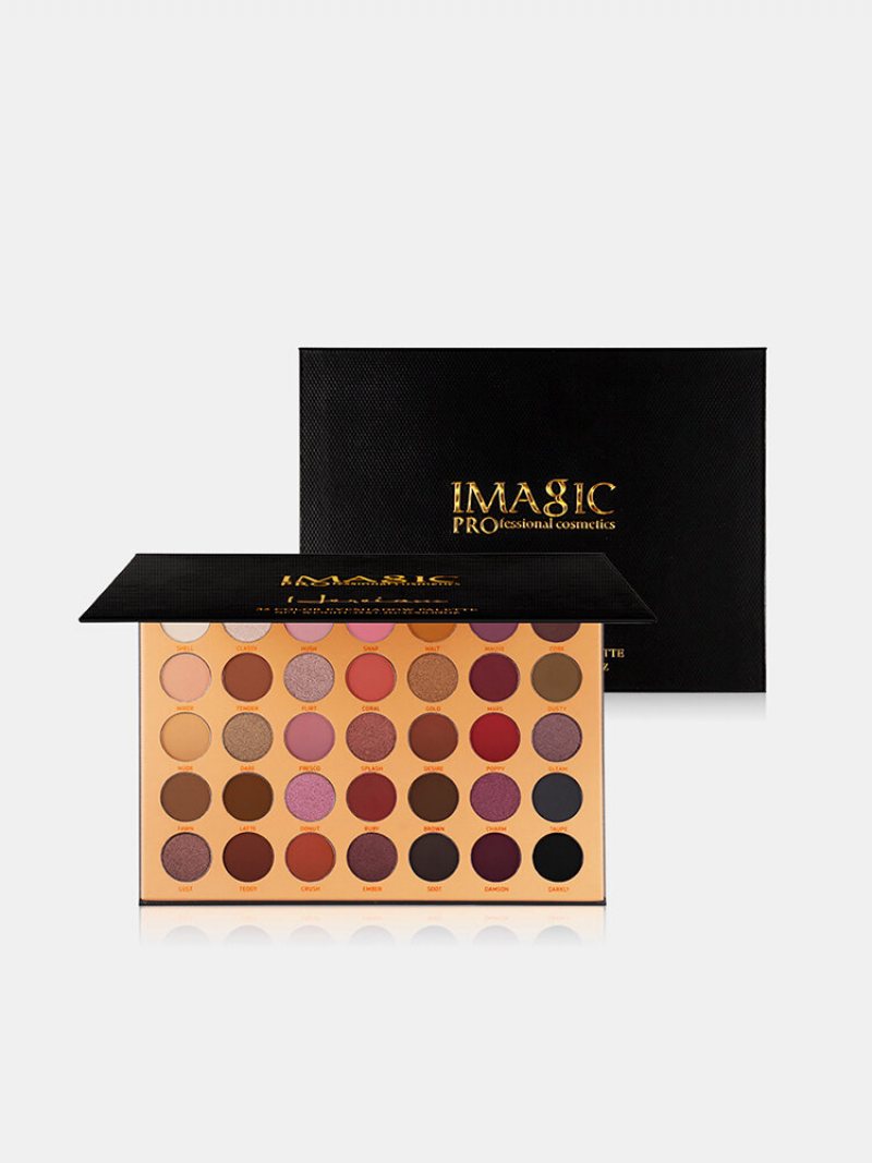 Imagic 35 Colors Nude Matte Eyeshadow Palette Glitter Wodoodporna Długotrwała Paleta Cieni Do Powiek