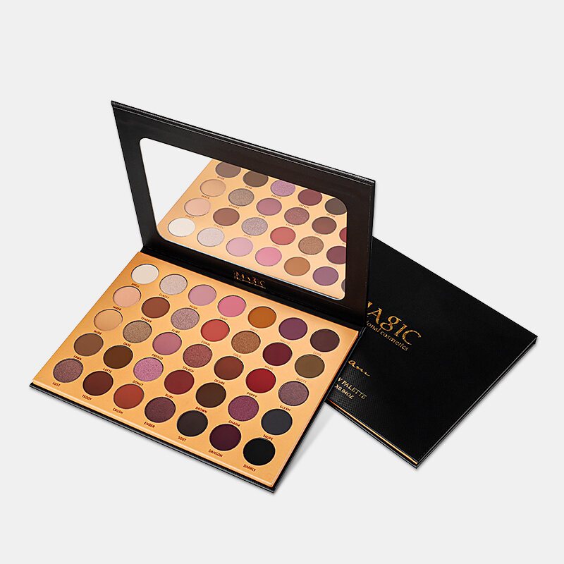 Imagic 35 Colors Nude Matte Eyeshadow Palette Glitter Wodoodporna Długotrwała Paleta Cieni Do Powiek