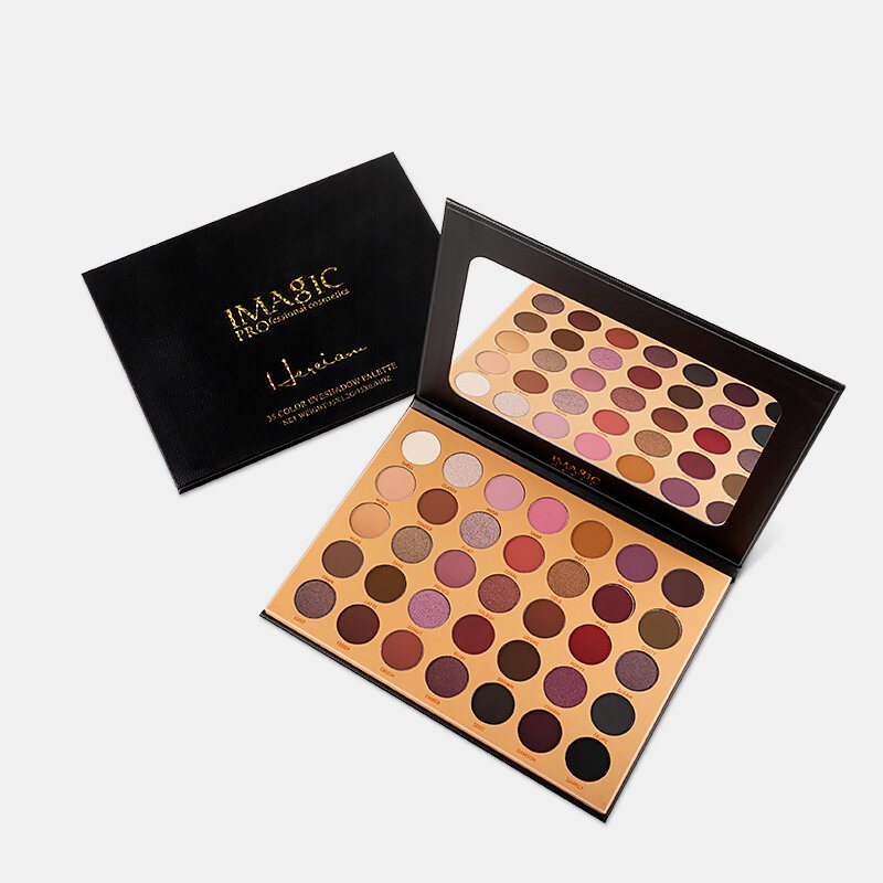 Imagic 35 Colors Nude Matte Eyeshadow Palette Glitter Wodoodporna Długotrwała Paleta Cieni Do Powiek