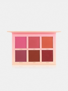 Imagic Blush Makeup Palette 6 Colors Profesjonalny Róż Do Policzków Perłowy Pomarańczowy Pigmentowy Róż Do Makijażu