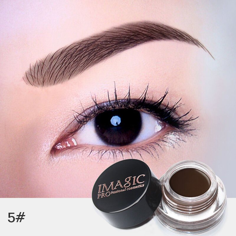 Imagic Professional Eyebrow Gel 6 Colors Enhancer Cream Zestaw Pędzli Do Makijażu Brwi