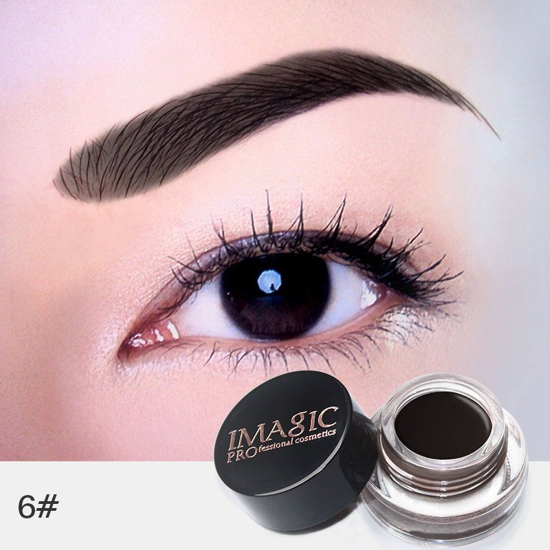 Imagic Professional Eyebrow Gel 6 Colors Enhancer Cream Zestaw Pędzli Do Makijażu Brwi