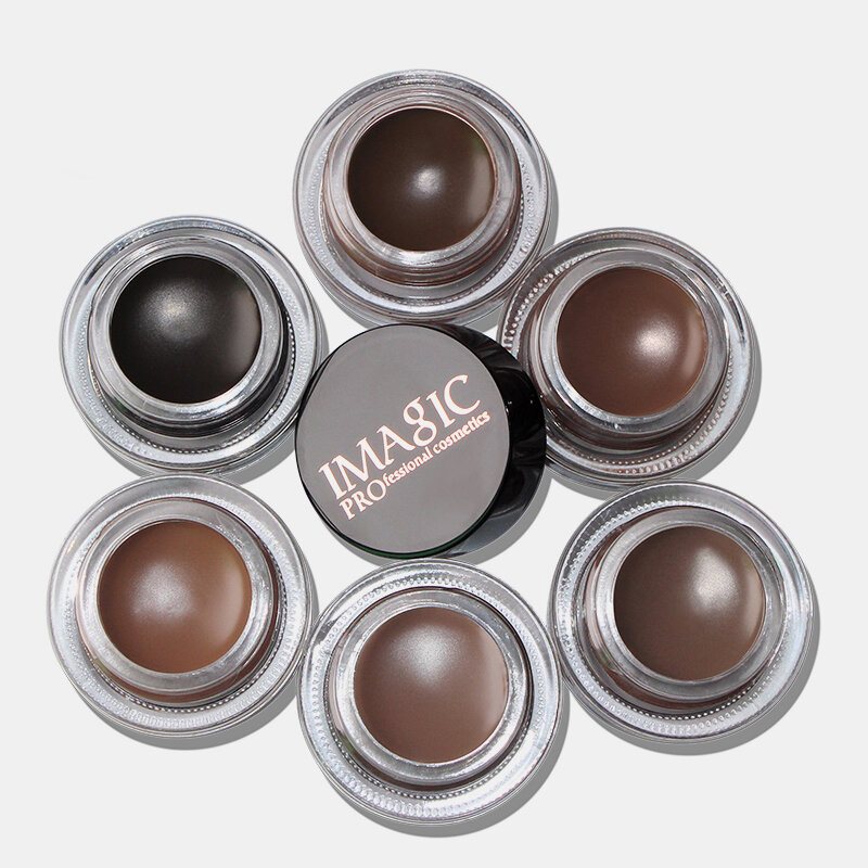 Imagic Professional Eyebrow Gel 6 Colors Enhancer Cream Zestaw Pędzli Do Makijażu Brwi