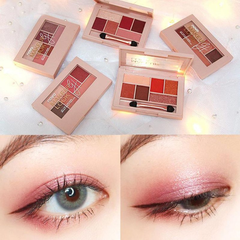 Matte Ground Eye Shadow Disc Silky Six Eyeshadow Pearl Light Color Eye Narzędzie Do Makijażu Dla Początkujących