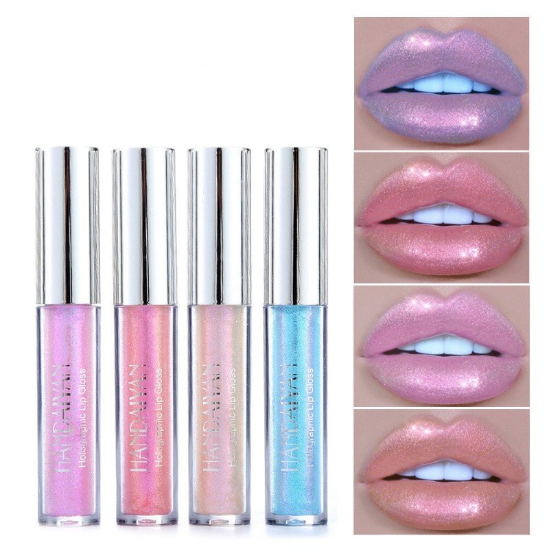 Mermaid Shimmer Liquid Lipstick Długotrwały Połyskujący Błyszczyk 6 Kolorów Glitter Lip Gloss Makeup