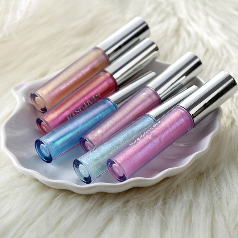 Mermaid Shimmer Liquid Lipstick Długotrwały Połyskujący Błyszczyk 6 Kolorów Glitter Lip Gloss Makeup