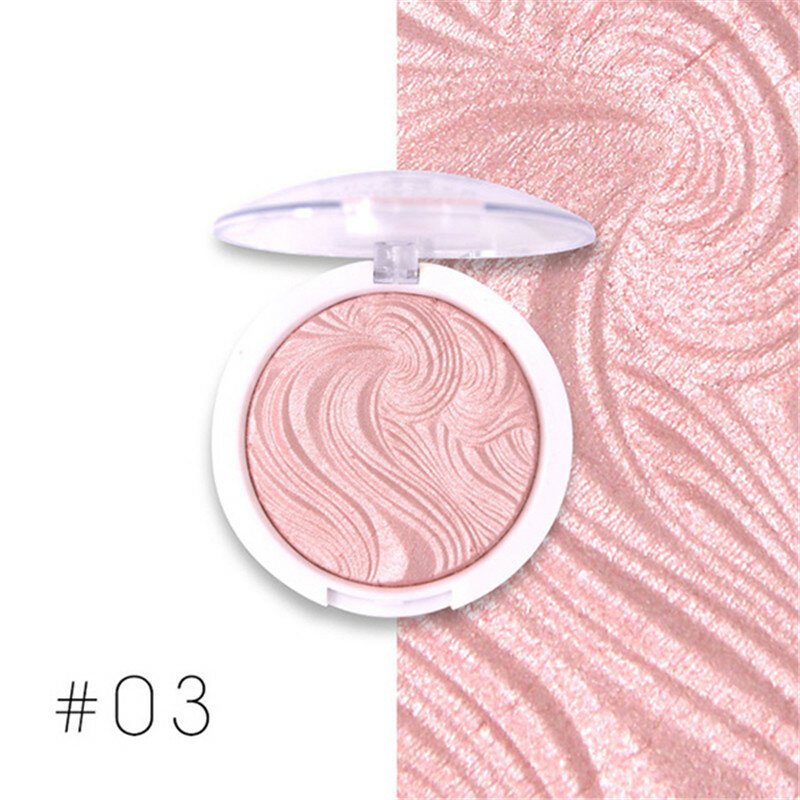 Miss Rose Rozświetlacz Do Twarzy Paleta Do Makijażu Wodoodporny Zestaw White Gold Shimmer Brighten Powder Glow