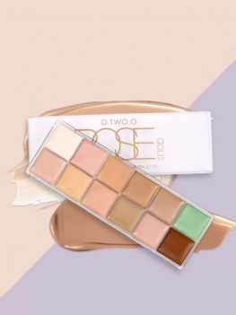 O.two.o 12 Kolorów Paleta Korektorów Do Makijażu Contour Acne Cover Cream Długotrwały Wodoodporny Korektor