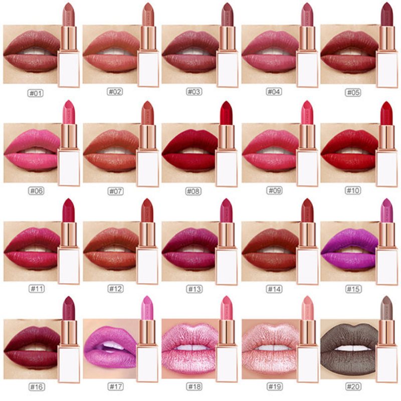 O.two.o Matte Lipstick Makeup Aksamitny Błyszczyk Długotrwały Wodoodporny Sztyft Do Ust Lip Beauty Comestic