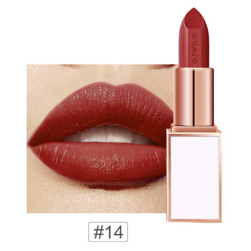 O.two.o Matte Lipstick Makeup Aksamitny Błyszczyk Długotrwały Wodoodporny Sztyft Do Ust Lip Beauty Comestic