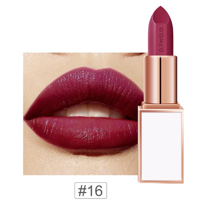 O.two.o Matte Lipstick Makeup Aksamitny Błyszczyk Długotrwały Wodoodporny Sztyft Do Ust Lip Beauty Comestic