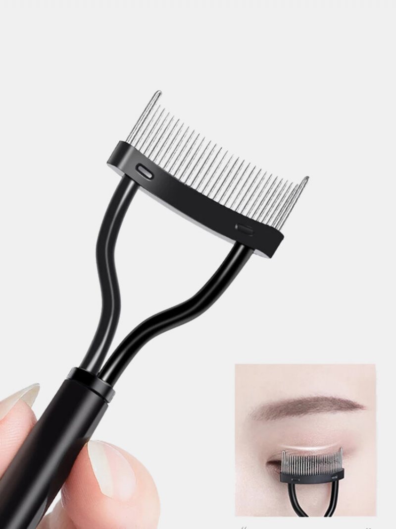 Przenośna Zalotka Do Rzęs Separator Składana Szczotka Do Grzebień Tusz Do Curl Beauty Makeup Tool