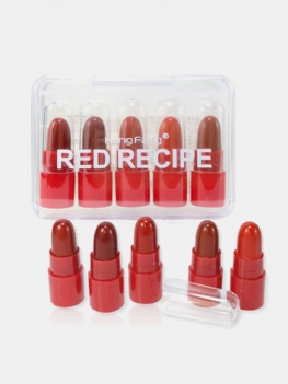 Red Series Mini Szminka Velvet Matte Lipstick Długotrwały Sztyft Do Makijażu Ust