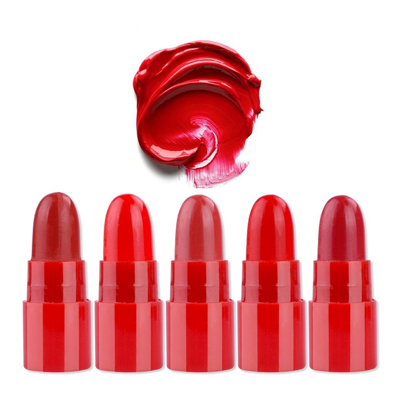 Red Series Mini Szminka Velvet Matte Lipstick Długotrwały Sztyft Do Makijażu Ust