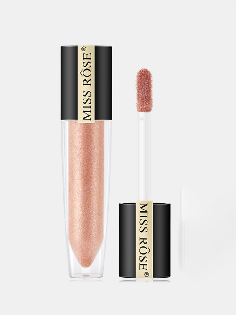 Shimmer Lip Gloss Wodoodporna Pomadka W Płynie Nawilżająca Spolaryzowana Kosmetyczna Perłowa Brokatowa Szminka Plumpe