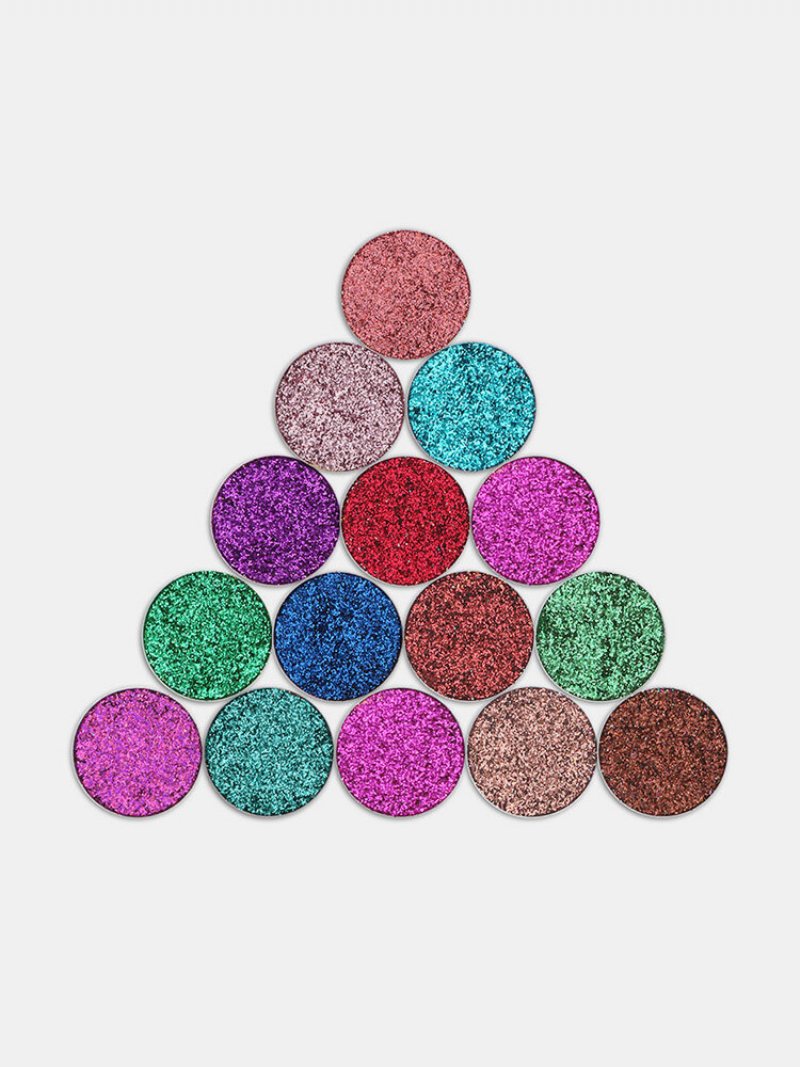 Tz Pressed Glitters Single Eyeshadow Diamond Rainbow Eyes Make Up Cosmetics