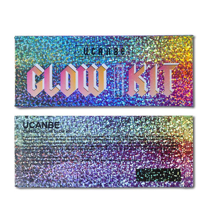 Ucanbe Chameleon Highlighter Makeup Palette Shimmer Hologhaphic Highlighting Bronzer Glow Kit Cosmet