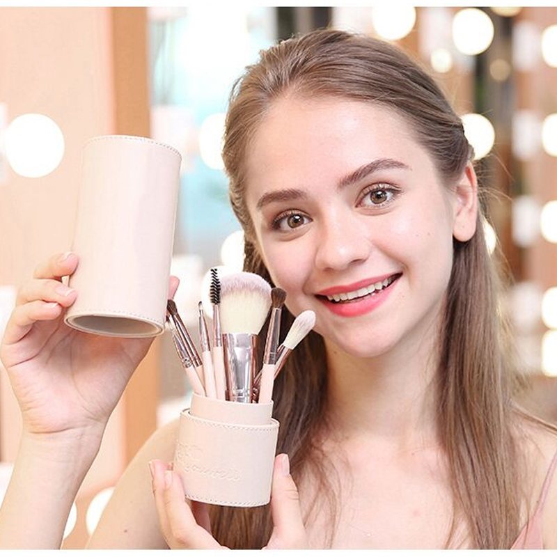 Zestaw Pędzli Do Makijażu Puder Kosmetyczny Cień Do Powiek Podkład Blush Blending Beauty Make Up Brush Z Uchwytami Na Pędzle Do