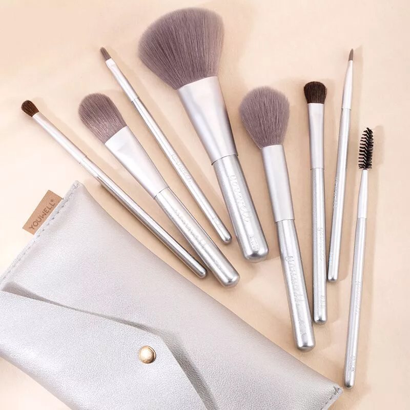 Zestaw Pędzli Do Makijażu Puder Kosmetyczny Cień Do Powiek Podkład Blush Blending Beauty Make Up Brush Z Uchwytami Na Pędzle Do