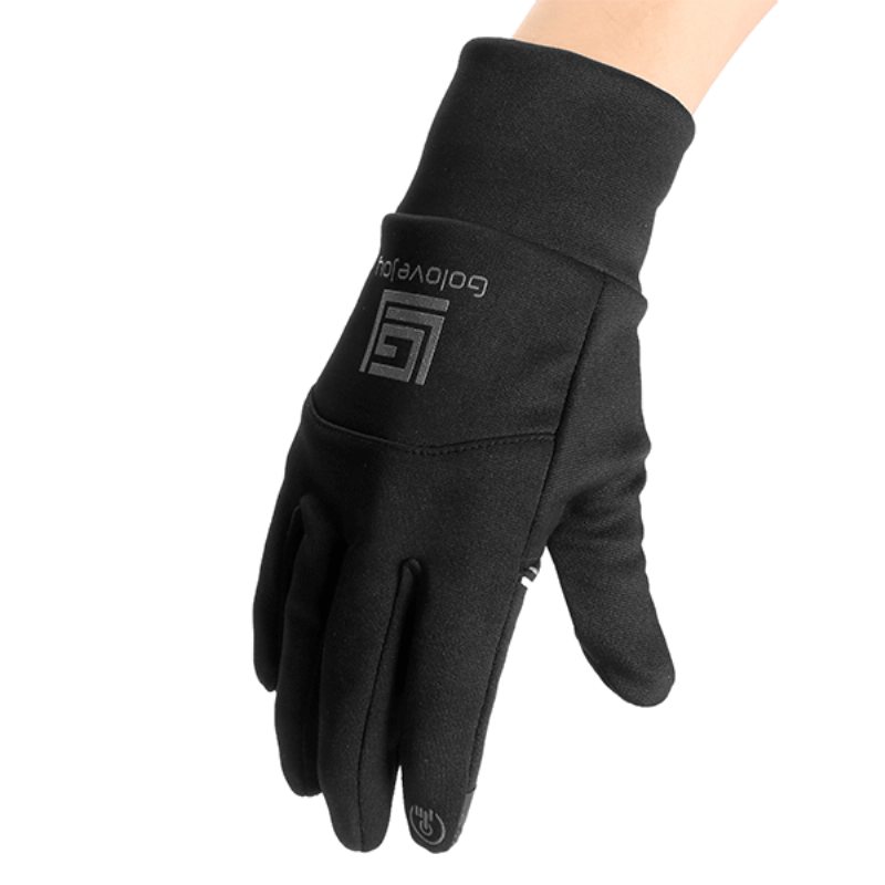 Mężczyźni Kobiety Ciepłe Wodoodporne Wiatroodporne Rękawice Narciarskie Z Ekranem Dotykowym Full Finger Outdoor Fleece Glove