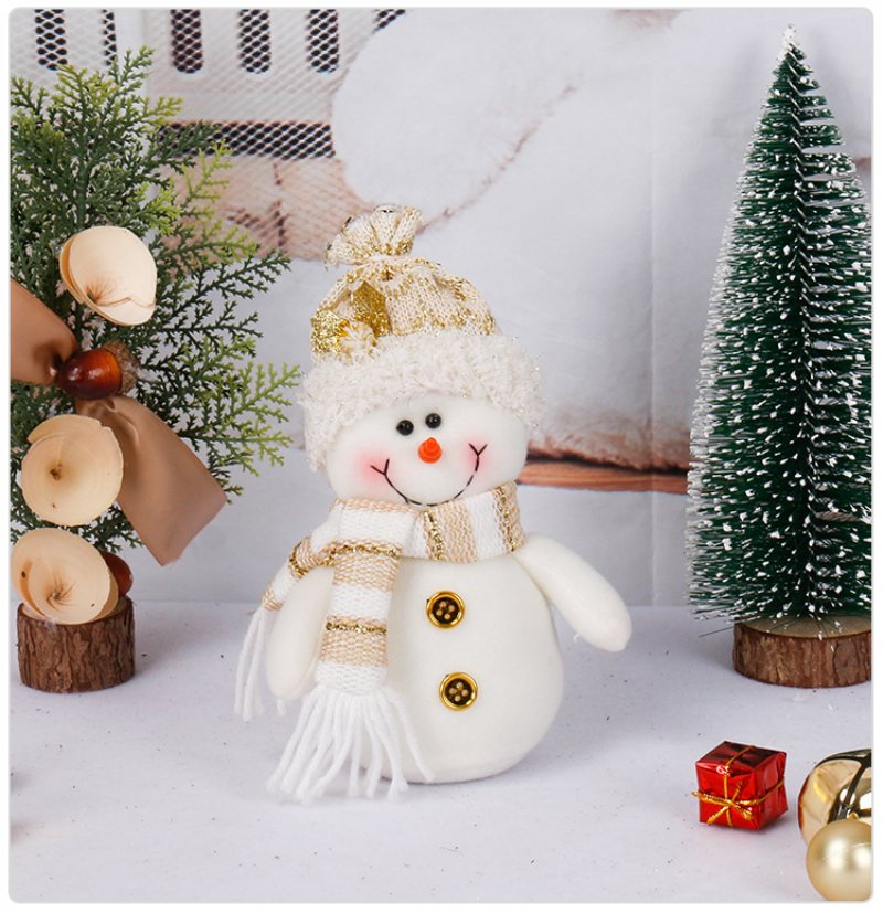 Dekoracja Świąteczna Old Man Snowman Doll Śliczna Kreatywny Prezent