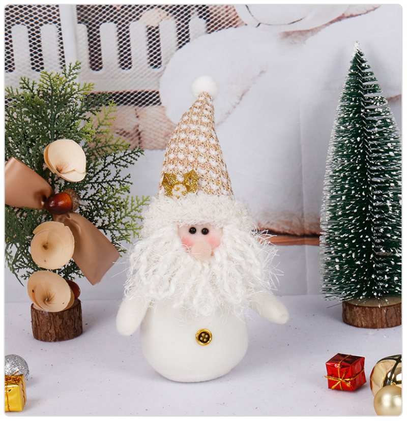 Dekoracja Świąteczna Old Man Snowman Doll Śliczna Kreatywny Prezent